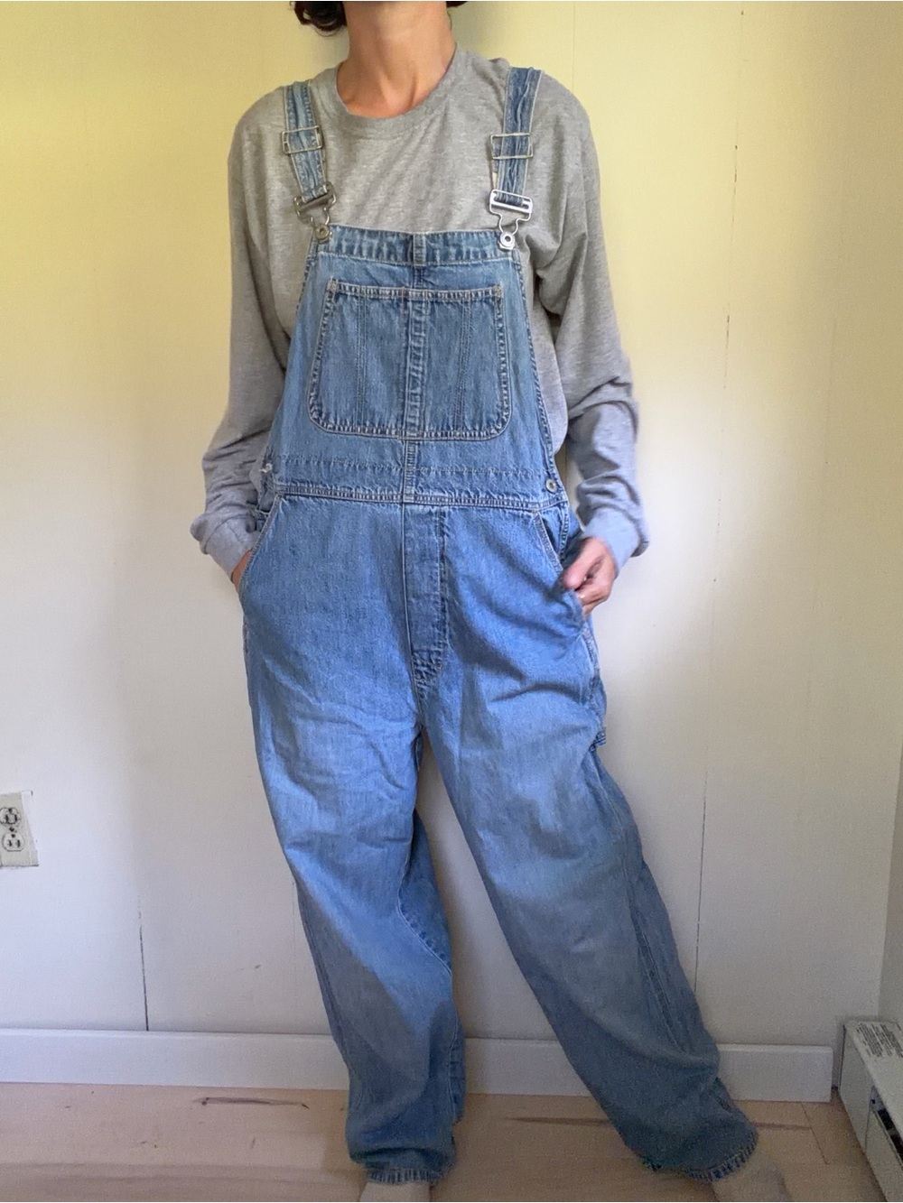 Vintage 90s butter mom GAP Light Blue Denim Overalls Jeans -